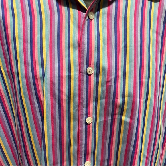 Joseph Turner Brightly Striped Shirt! - Picture 2 of 5